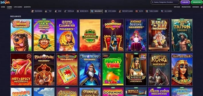 Experience Winning Thrills at Lolajack Casino in the UK - overview